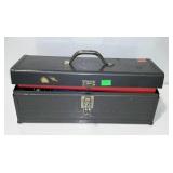 Tool box with socket trays and misc items