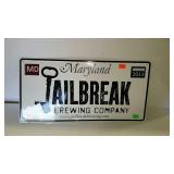 Tin sign, Jailbreak Brewing  Co Maryland license