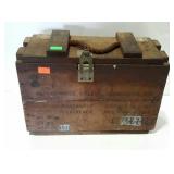 Wooden ammo box