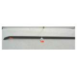 Railroad pry bar, marked "C&O" and  "Woodings Heat