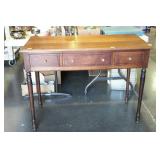 Writing desk / foyer table with three drawers and