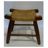 Rush bottom stool
