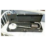 Fisher M-65 metal detector with hard case.