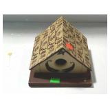 Wooden bird house