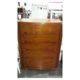 Five drawer chest, measures 37 inches long, by 21
