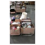 Skid lot, includes pictures, glassware