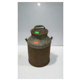 5 gallon milk can, does show surface rust
