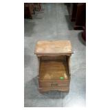 Single drawer night stand, matches lot 1664,