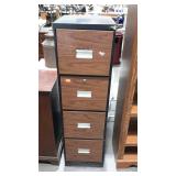Four drawer metal filing cabniet, do not have key