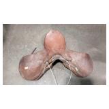 English riding saddle, made in Argentina