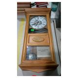 San Martin wall clock, nice clean modern pine
