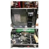 Portable oxygen pneolator, in carry case.