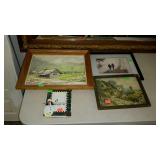 Group - prints & frame, 4 pieces total