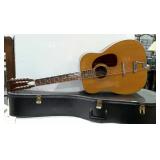 Harmony Guitar, 12 string guitar with hardcase