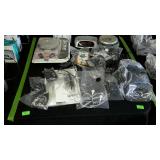 Electronic lot with headphones, cod player, radio