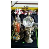 Group lot of lamps
