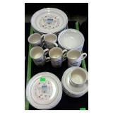 Stoneware: Home Prude Japan. Service for eight