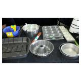 Cake-cupcake pans, bundt pans, roaster etc
