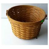 1992 Longaberger basket with protector, egg