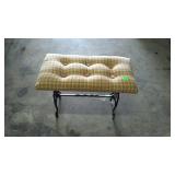 Ottoman stool, home designers iron base with