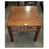 Asian decor side stand, 18 x 18 x 18" tall