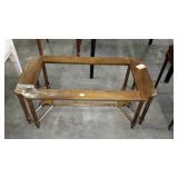 Mid century coffee table frame, double corner leg