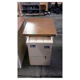 Office file cabinet, with organizer drawer over 2
