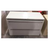 Hon, metal 2 drawer lateral file cabinet no keys