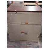 Autopex office file cabinet, 3 drawers with
