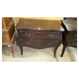 Black modern design bedside stands, French in