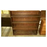 Storage shelf, 4 interior shelves dark finish