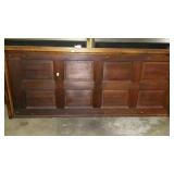 32" wide solid wooden 8 panel entrance door