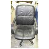 Black office desk chair