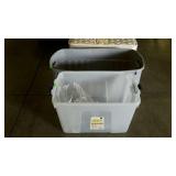 Bins, two large bins without lids