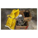 Horse Tack Lot, 3 boxes with several horse stall