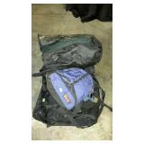 Group of misc book and light tote bags nylon made