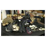 Group - assortment of boots, shoes, and a few