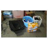 Car mats, cat litter, motor oil etc