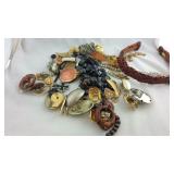 Bag of costume jewelry