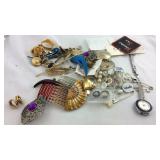 Bag of costume jewelry