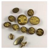 Ten London Badge and Button Company Buttons,