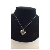 925 heart necklace