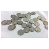 32 Jefferson nickels