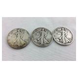 Walking liberty halves 1944, 1944D, 1944S