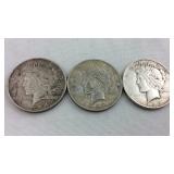 Peace dollars, 1922, 1923, 1924