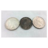 Peace dollars, 1922, 1923, 1924