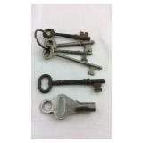 Skeleton keys and clock key