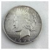 1922D Peace Dollar