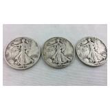 Walking liberty halves 1941, 1941D, 1941S