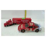 Nascar Collectibles, Budweiser transport truck,